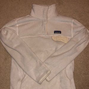 Women’s White Patagonia Pullover